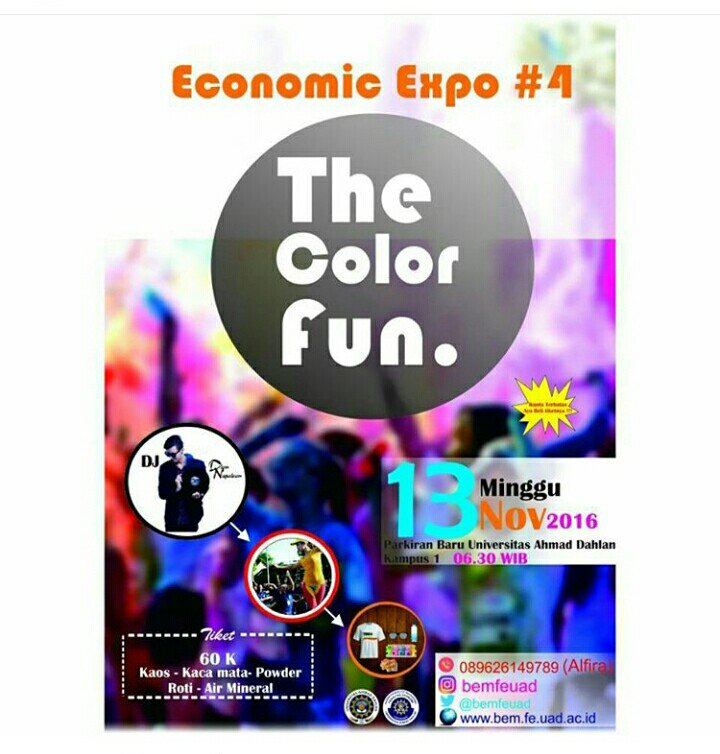 Economic expo#4 "the color fun" 🙌 .