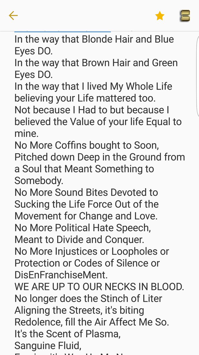 CeeCee928's tweet photo. #STOPDONTSHOOT
#BLACKLIVESMATTER
#THEREWILLBEBLOOD
My Thoughts
Part 5-8 https://t.co/qNDSqzovGp