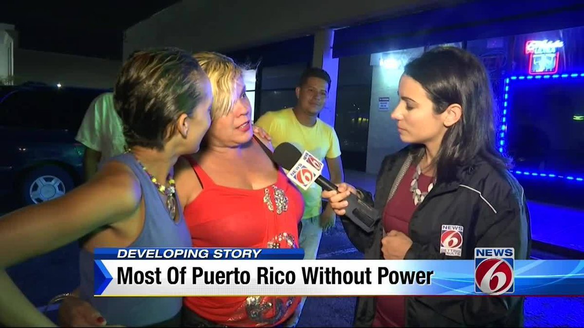 news6wkmg's tweet photo. Massive blackout across Puerto Rico due to fire https://t.co/qxjM74i8Ly https://t.co/fSPrIz0mVp