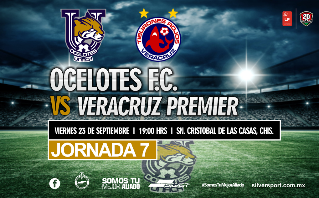 SilverSportMX's tweet photo. @OCELOTES_UNACH se verá las caras ante @ClubTiburones #SilverSoccer #SilverTeam #SomosTuMejorAliado https://t.co/8SoOnshZJi