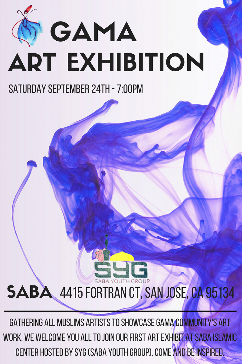 SabaYouthGroup's tweet photo. SABA is having an art show THIS SATURDAY!!! Make sure to come support your talented fellow Muslims!! https://t.co/7ACAlZprII