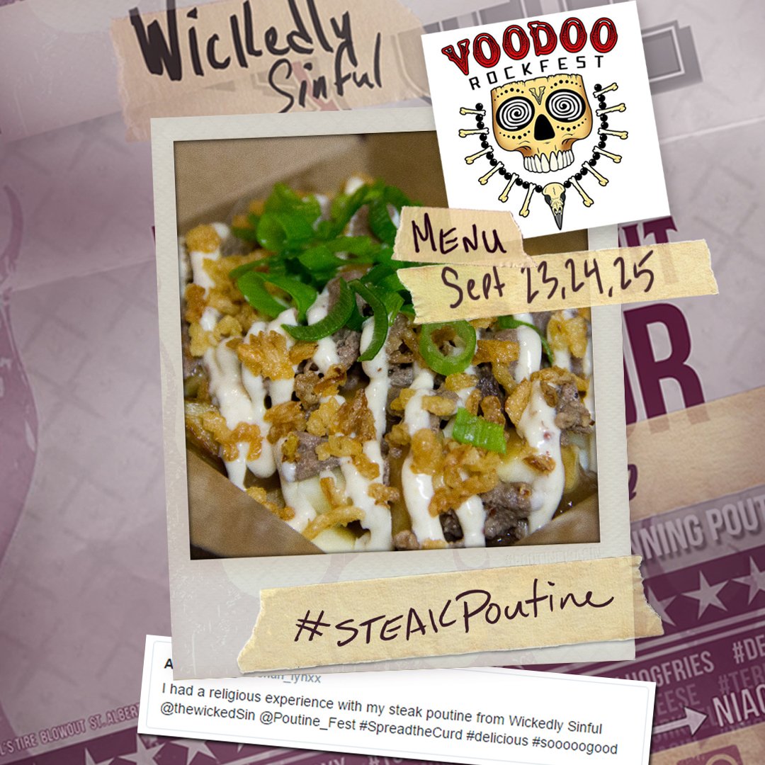 thewickedSin's tweet photo. @Shelack33 @CourtneyMMurphy psss... we have #steakpoutine & I know a guy with #waffles @MySweetJoanna #foodtrucksto #voodooRockfest https://t.co/8cx6WrwMHY