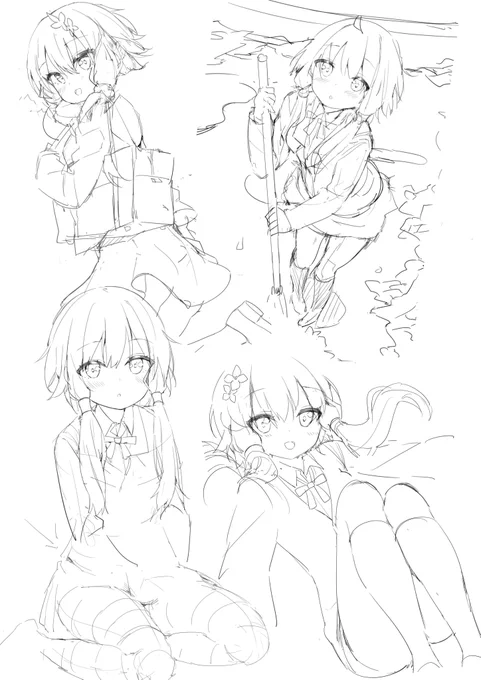布ポスターなんか既存のじゃなくて新しい絵で描きたいなと思ったけど
全部納得いかなくて投げちゃ^～う 