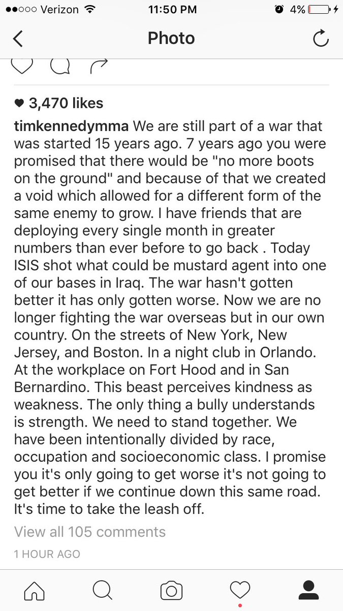 TimKennedyMMA's tweet photo. Something has to change. https://t.co/jquSsnoQpm