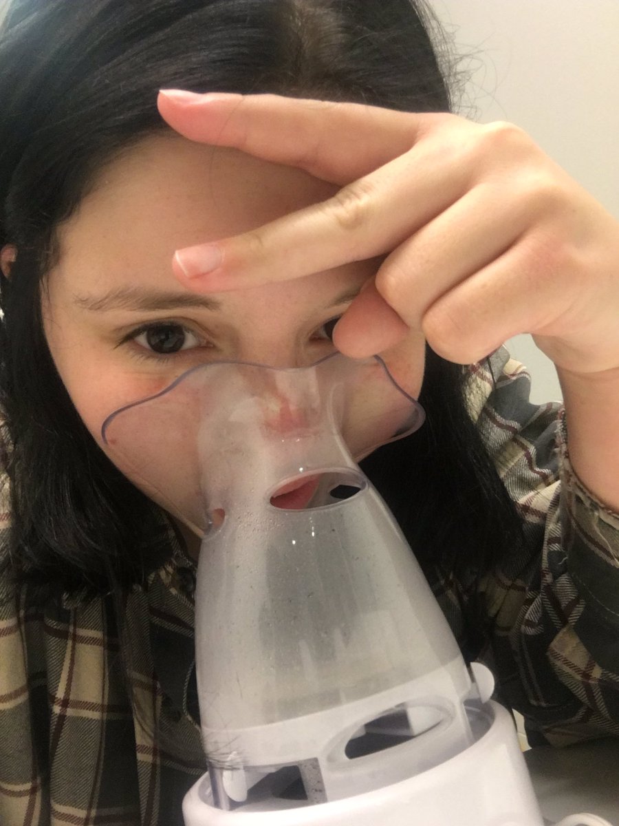 nikkymartin97's tweet photo. Good night everyone from me & my life saver #saveavoice #buyasteamer https://t.co/30Mhva9Fua