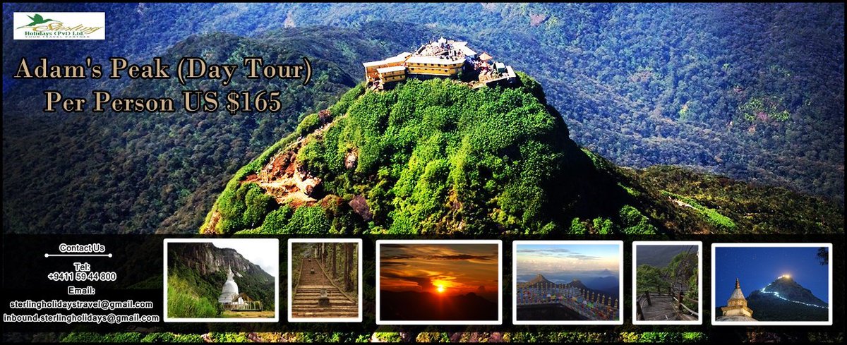 sterlingholi's tweet photo. It's season to climb Adam's Peak https://t.co/khsZVZGVgV