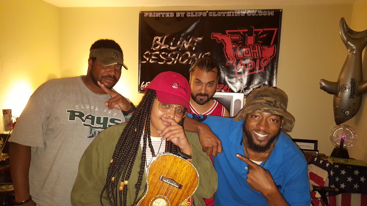 DJGoku76's tweet photo. #BLUNTSESSIONSLIVE #FLOHIORADIO #SPECIALGUEST #ARICHI #OPSUPA #TAMPABAY #SUPPORT #SALUTE #RESPECT https://t.co/10f3KfCUVp