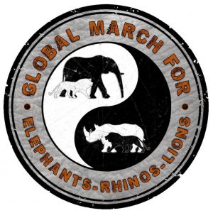 GiverAus's tweet photo. The Global March for Elephant, Rhino and Lion calls for urgent action to stop the slaughter of these critically endangered species! #help https://t.co/gjCAZAMFz2