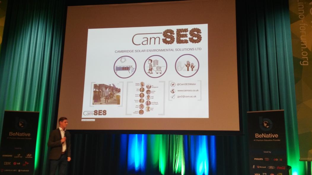mariachatzou's tweet photo. Two Barcelona mentors Ian Conlingwood &amp; @onsustain helped the Cambridge-based Camses! #IF2016conference https://t.co/ocUvD4tU5j
