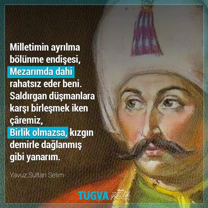 SeyyidOzbek's tweet photo. Cesaretiyle Yaşamayan Esaretiyle Ölür.
Cennet Mekan Yavuz Sultan Selim Han.. https://t.co/kPVBBEEl4d