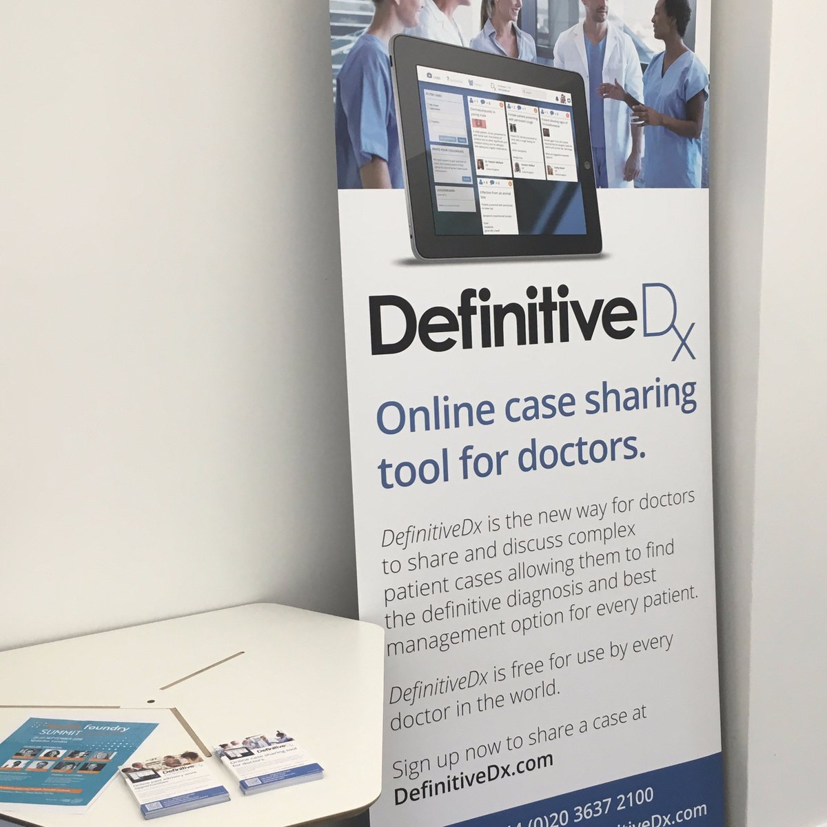 medDigital's tweet photo. We're @health_foundry today! Say hi to @felixjackson, @DefinitiveDx, @meddigital! #HFSummit #healthtech https://t.co/A7BWRaiETm