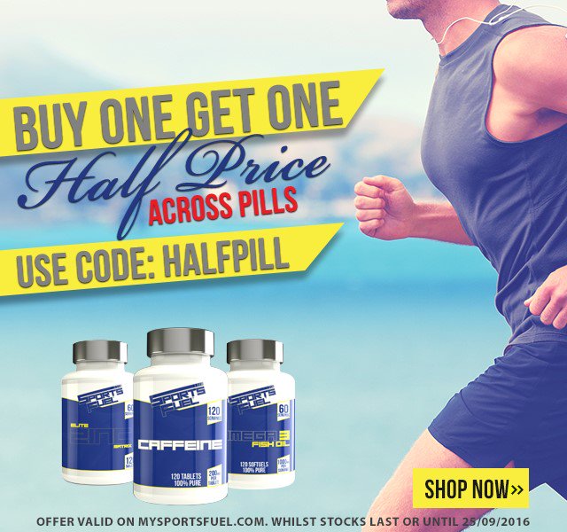 mysportsfuel's tweet photo. Buy One Get One Half Price on Sports Fuel Pills 👉🏼https://t.co/z8xbPRI2ct https://t.co/XpdoWX6NJ4