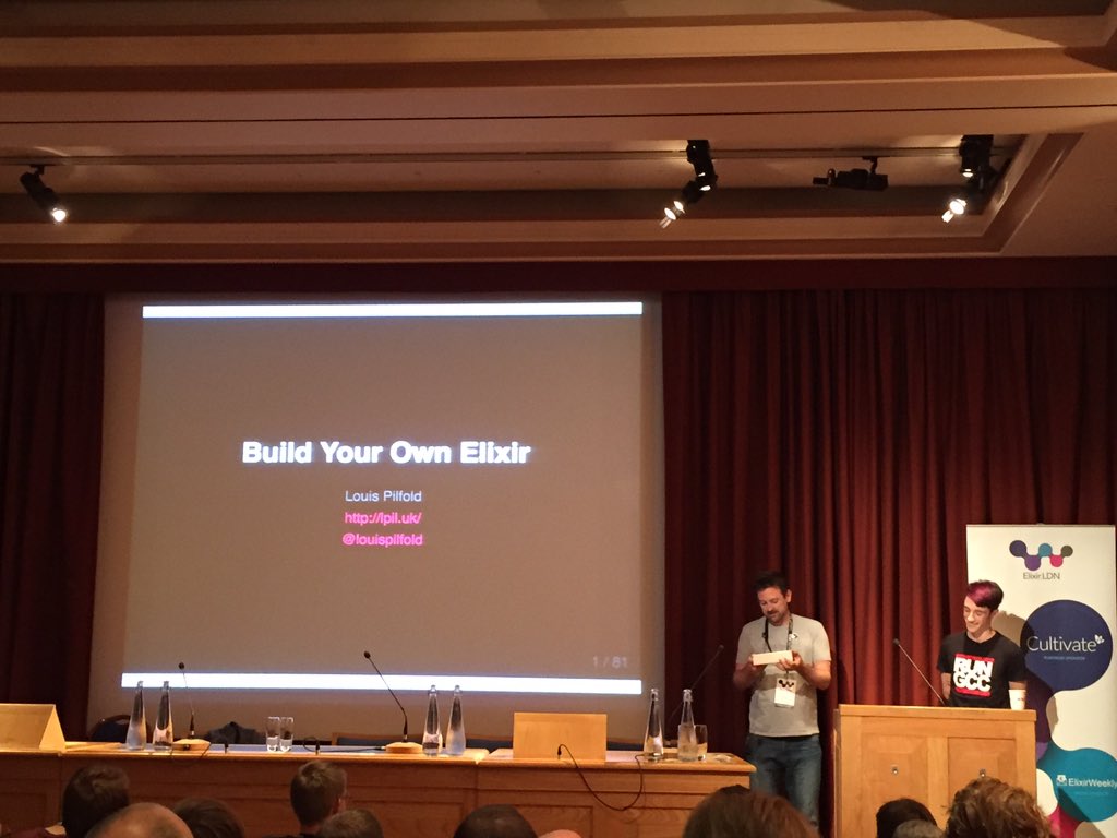 tomas_stefano's tweet image. And now &apos;Build your own Elixir&apos; #elixirLDN