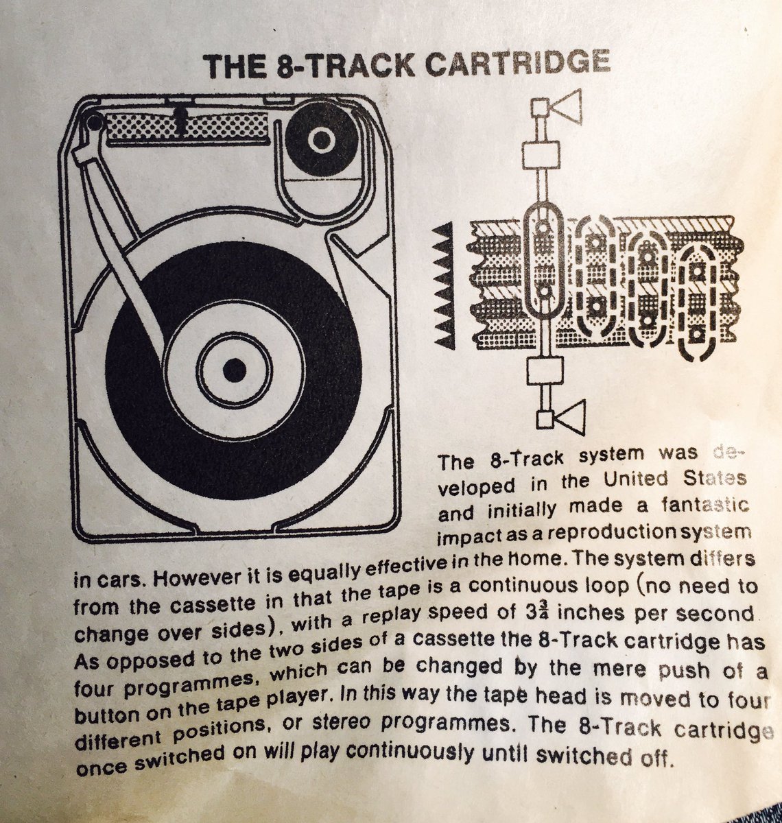 CharityVinyl's tweet photo. Kids! Does the idea of #vinyl baffle you? Well, how about the #8Track ? #Oxfam #Bedford @OxfamStonyS @oxfamgb https://t.co/IJjIPlS9Gv