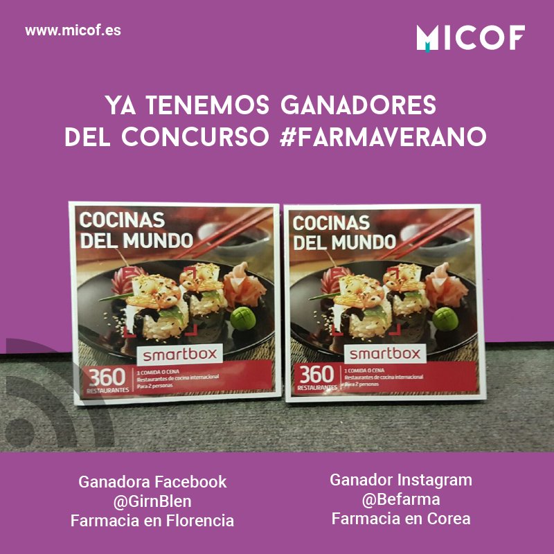 micofvlc's tweet photo. ¡Ya tenemos lo ganadores de nuestro concurso #farmaverano! Gracias a todos por participar :) @GirnBlen @beFarmaES https://t.co/LjBhmwLLem