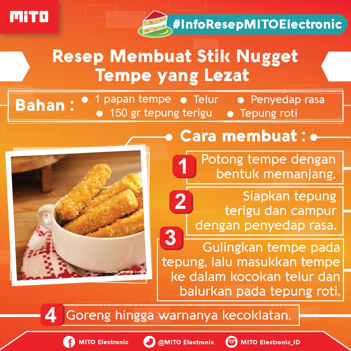 Mito Electronic على تويتر Apakah Anda Suka Memasak Tempe
