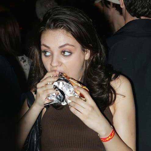 me eating in any situation (acceptable or not)