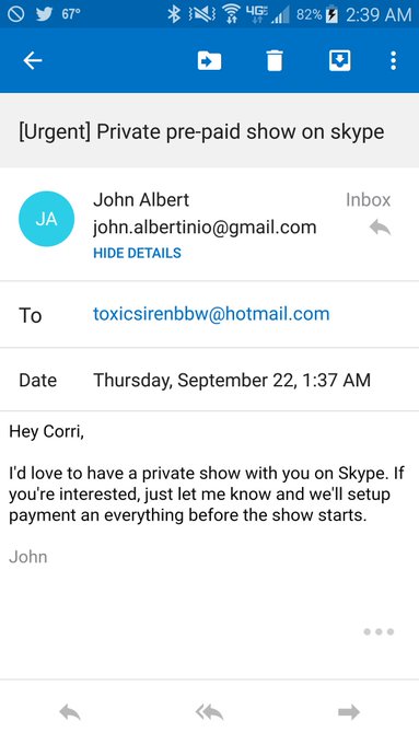 Ignore any emails/Skype messages from this dude. Just trying to scam who he can through PayPal/Amazon<a href="/tag/footballsunday"class="tags"><span>#footballsunday</span></a><a href="/tag/steelernation"class="tags"><span>#steelernation</span></a><a href="/tag/fantasyfootba"class="tags"><span>#fantasyfootba</span></a>