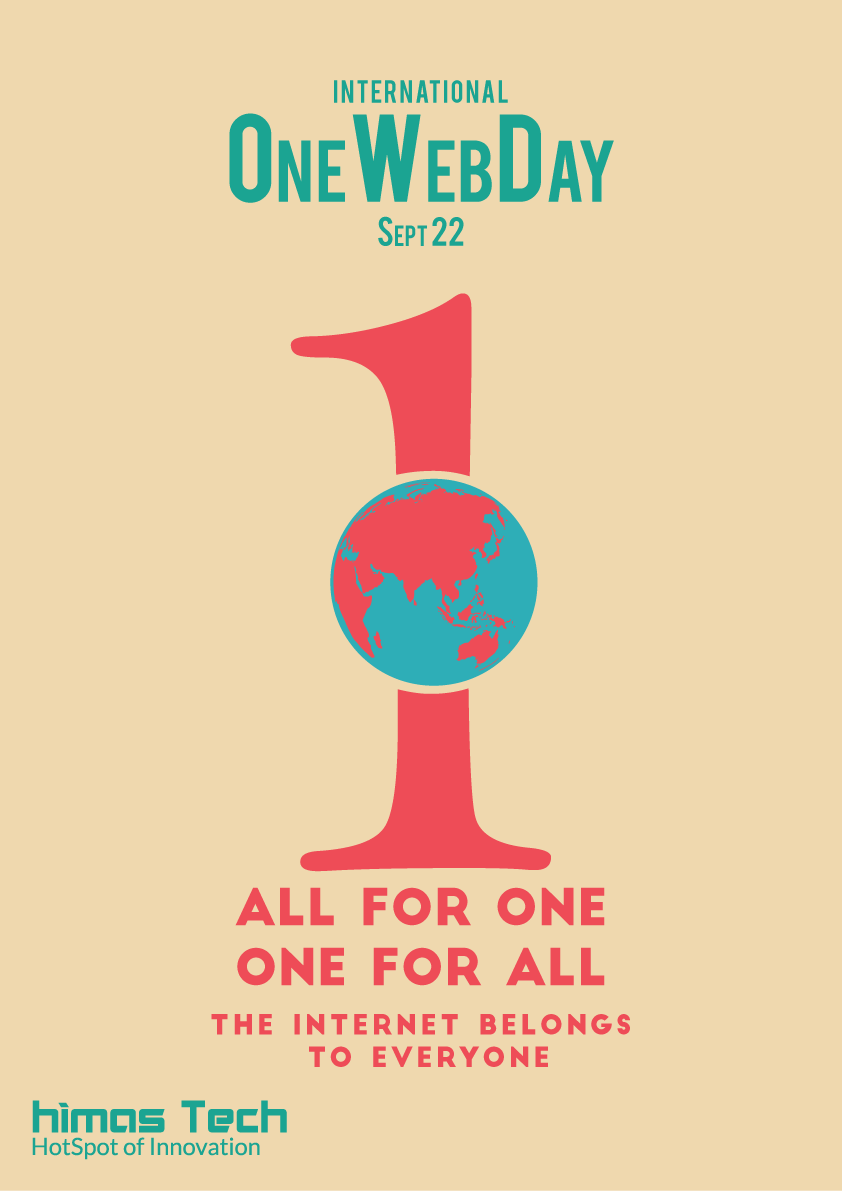 HimasTech's tweet photo. #OneWebDay #OpenInternet #InternetForAll #AllForOneOneForAll #InternetBelongsToEveryone #HotSpotOfInnovation #HimasTech https://t.co/OoD3FaxZhe