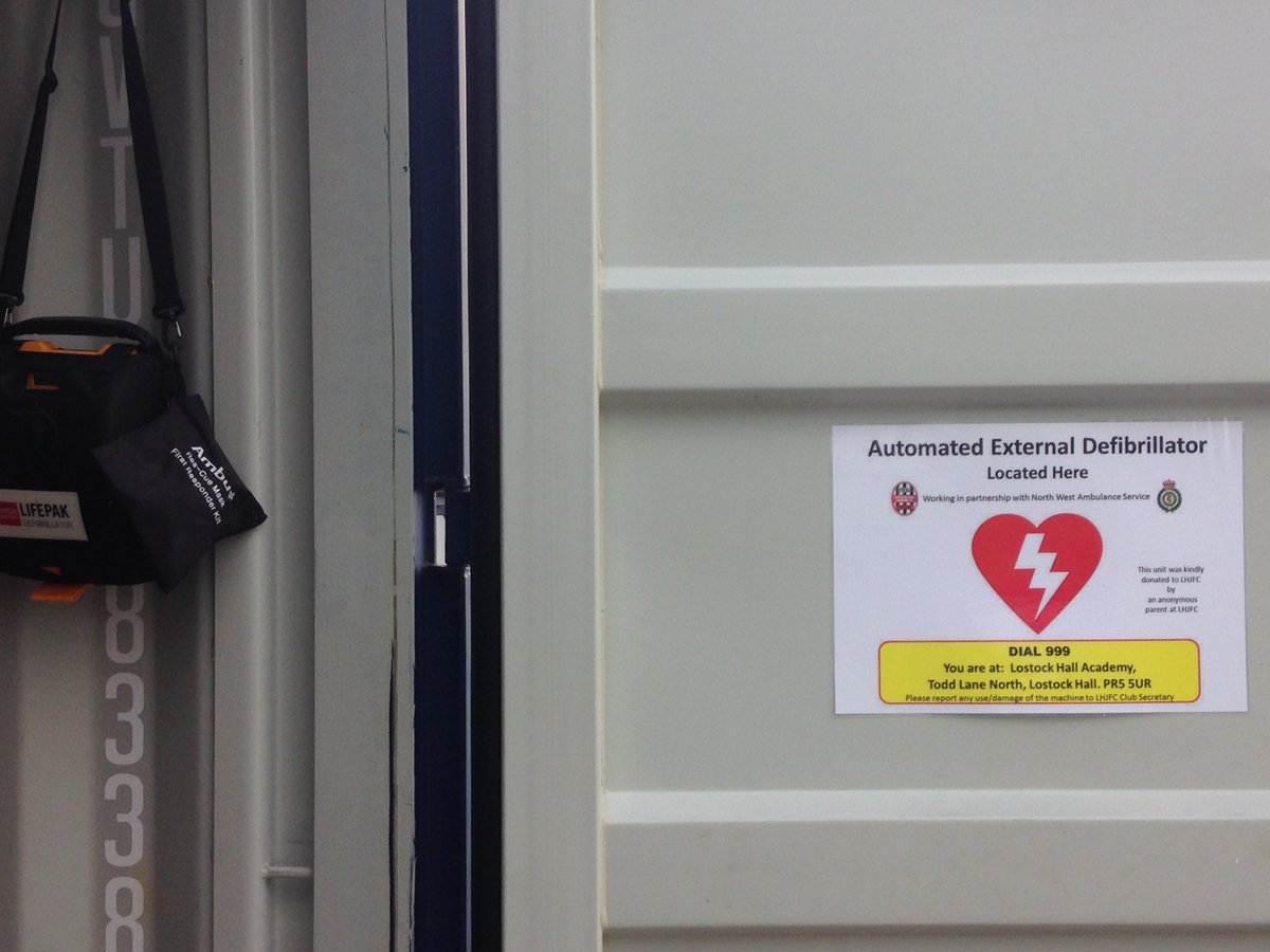 Lostock_HallJFC's tweet photo. #AEDsInEveryClub
#ForTheKids
#ForTheCoach #ForTheOpposition
#ForTheOfficials
#ForTheSupporters #ForTheCommunity
#ShowUsYerDefib https://t.co/xxdEvfJrU4