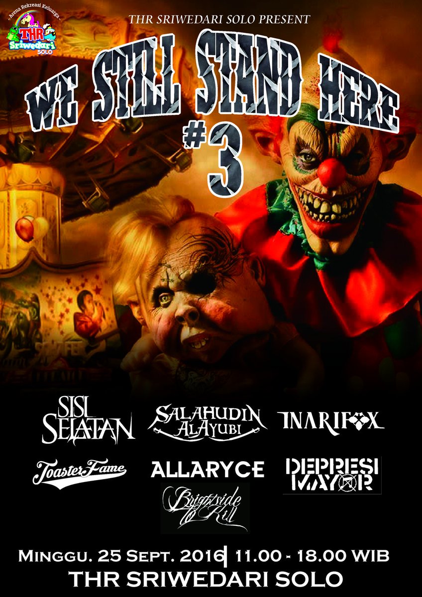 ralat.. we still stand here#3. 25 sept. 2016
<a href="/sisiselatan/">SISI SELATAN</a> <a href="/salahudinmtlcr/">SALAHUDIN AL AYUBI</a> <a href="/inarifoxmusic/">Inarifox Official</a> <a href="/toasterfamepunk/">Toaster Fame</a>