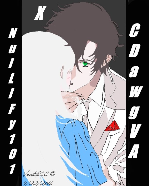 VanthCC's tweet photo. @CDawgVA @Nullify101 My first Fan Art ever I hope you like it. insparation came form a Mystic Messanger Image. https://t.co/ipXHtvbrM5