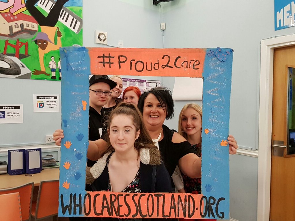 whocaresscot's tweet photo. Thanks to @skillsdevscot for visiting #Care2Create #Renfrewshire last night, asking how to reach more young people https://t.co/bwy251JHNL