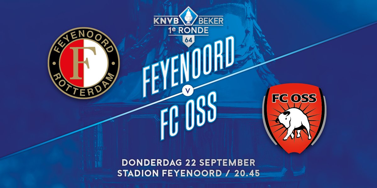Match day! Vanavond spelen we in de 1e ronde van de KNVB-beker tegen <a href="/Feyenoord/">Feyenoord Rotterdam</a>. Op naar De Kuip! Met een nieuwe rugsponsor... Later meer!