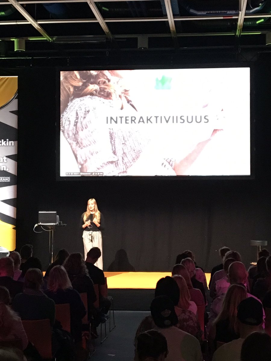 "Videoiden merkitys sisältömarkkinoinnissa tulee kolminkertaistumaan vuoteen 2020 mennessä". <a href="/TKLeinonen/">Tiina Leinonen</a> <a href="/KLOKcreative/">KLOK</a> #markkinoinninviikko