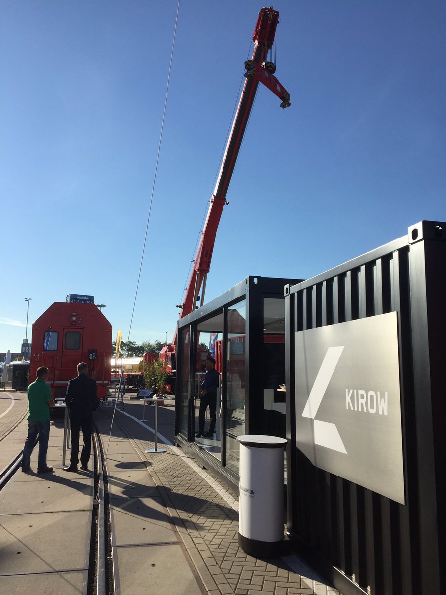 #Sunshine again in #Berlin. Looking forward to a great 3rd day <a href="/InnoTrans/">InnoTrans</a>.