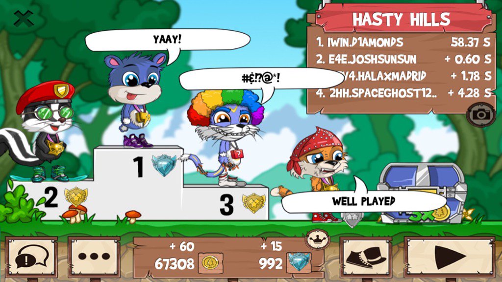 D1AMONDSFR2's tweet photo. All those guys just got washed #funrun2 #JoshSunSun #HALAxMADRID #spaceghost1223 https://t.co/qVypcircCu