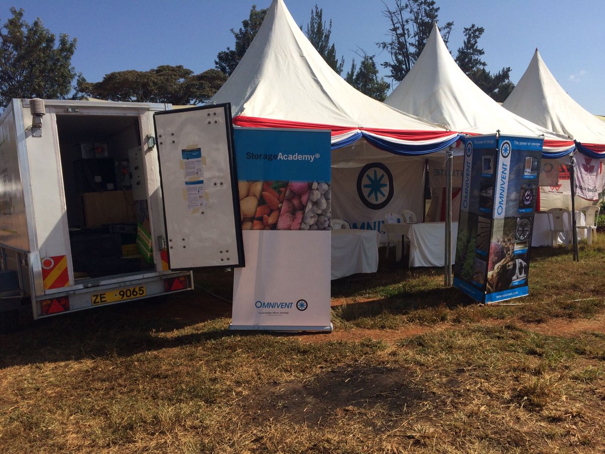 Omnivent's tweet photo. Great day to be present at the Eldoret Agribusiness Fair #Eldoret #Kenya #AgribusinessFair #sutainibility #qualitystorage https://t.co/LDfRuSMF9d