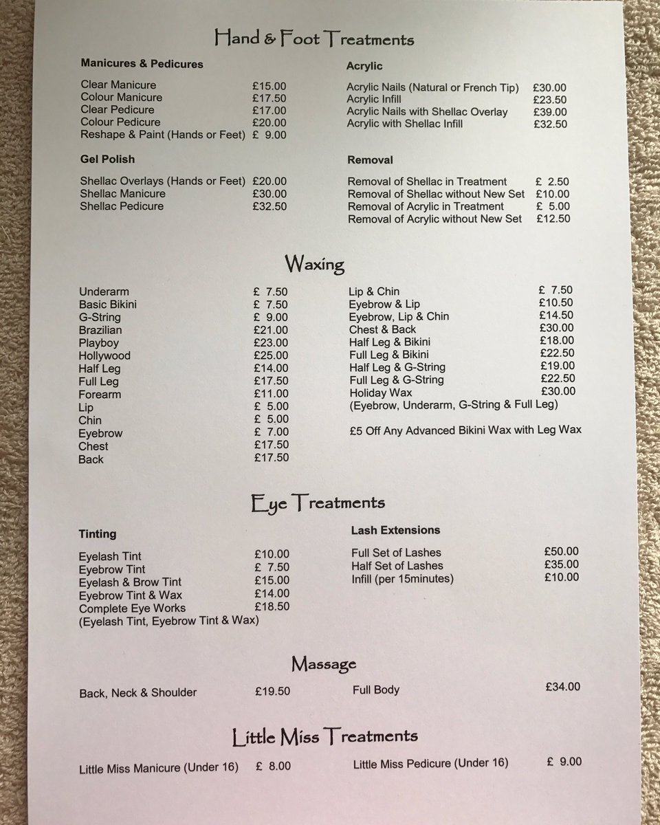 Nails_Chantelle's tweet image. Service Menu *10% OFF THROUGHOUT OCTOBER* #BeautyByChantelle #TheSalon #Harleston Contact Chantelle on 07748366819 to make an appointment 💅🏻