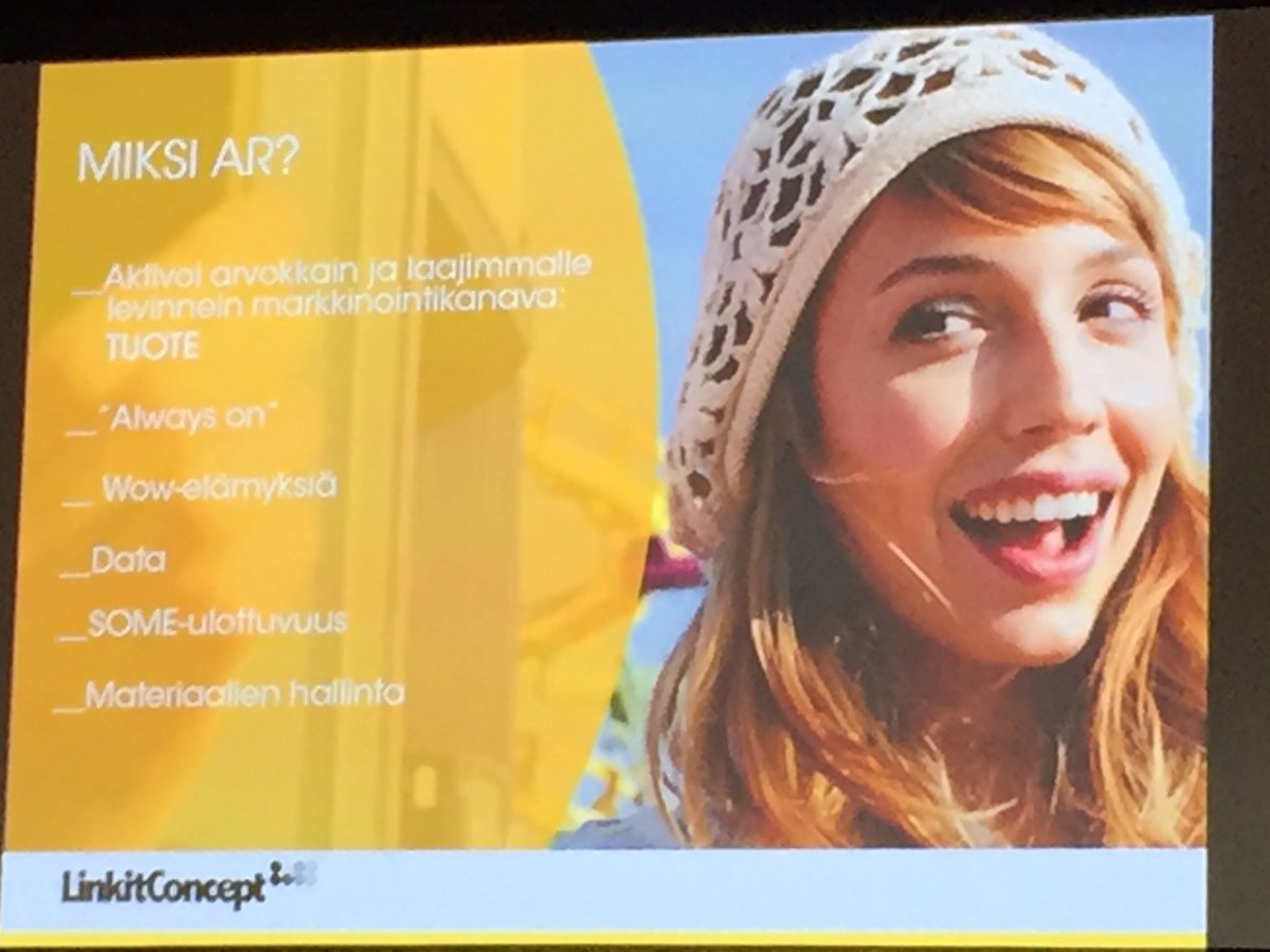 QR is so last season, AR rules - laajennettu todellisuus #markkinoinninviikko #marketing #medanta