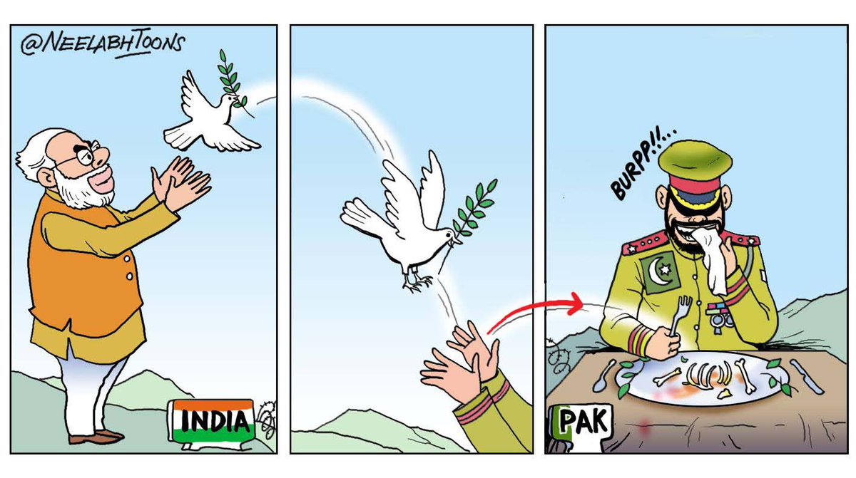 AnupKmishra's tweet photo. #UNGA
Real story of
Ind-Pak Relationship!
@UN 
#Kashmir
#kashmirtalks 
#UriAttack 
#UriMartyrs https://t.co/Z83HivKKDK