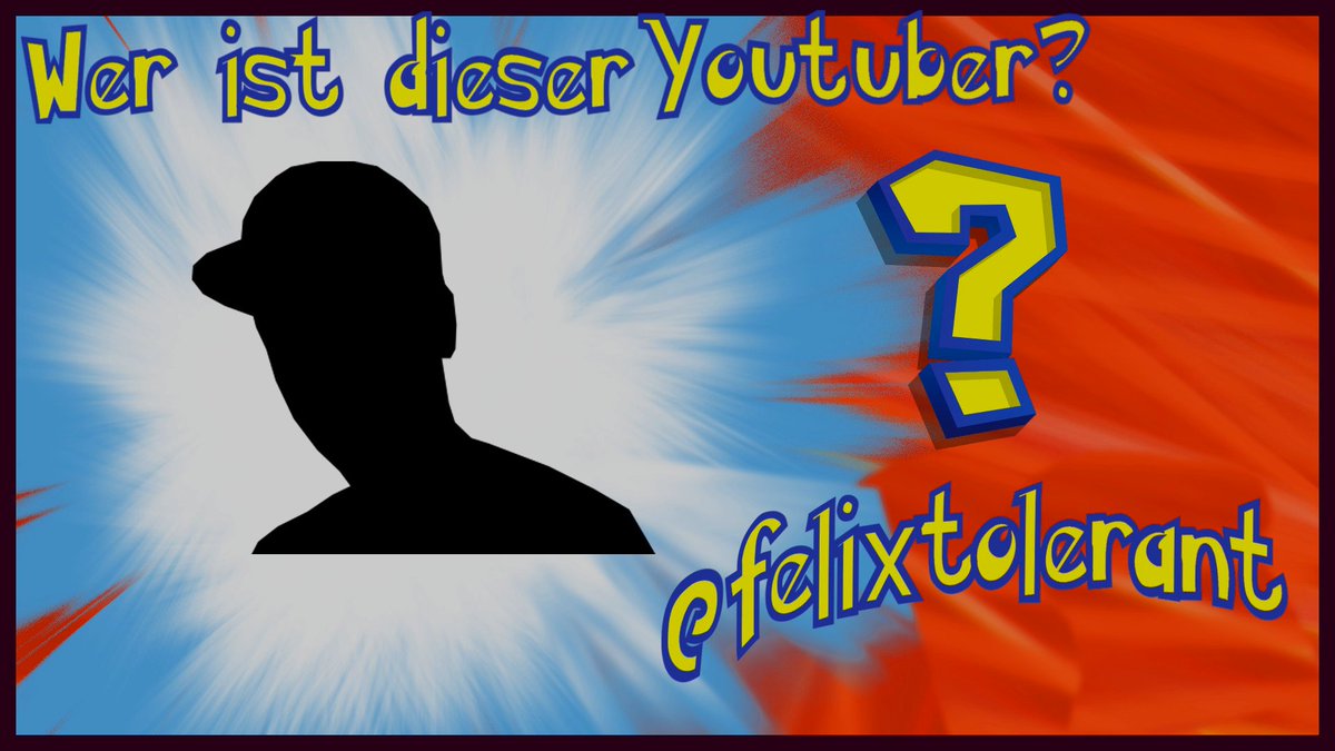 felixtolerant's tweet photo. Wer ist dieser Youtuber? :D Ratet und schreibt es in es als Antwort! ^^ https://t.co/GqKa9r6IcV
