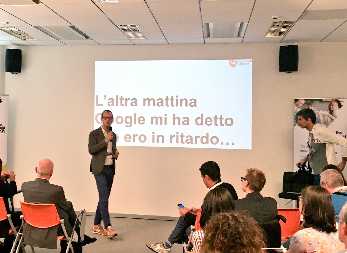 betta_mi's tweet photo. L'altra mattina Google mi ha detto che sono in ritardo... @Rimassasonoio, l'innovazione al nostro servizio #techcare @TalentGardenit https://t.co/7SKfWz3T72