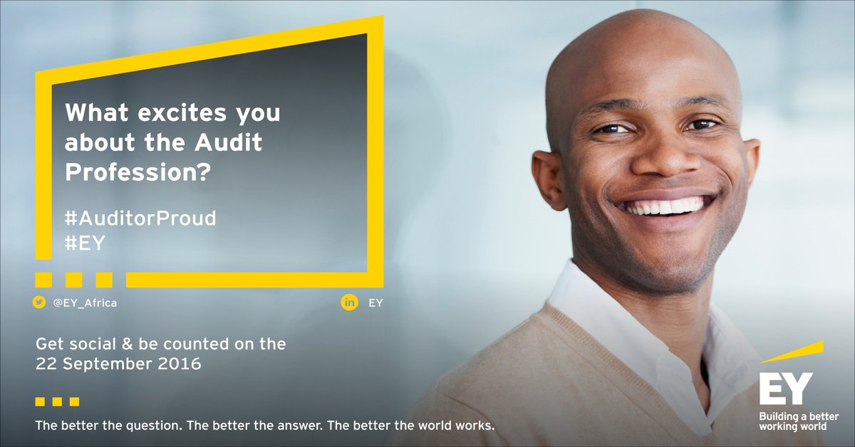 EY_Africa's tweet image. What aspects of an audit career do you find most rewarding? #AuditorProud #EY