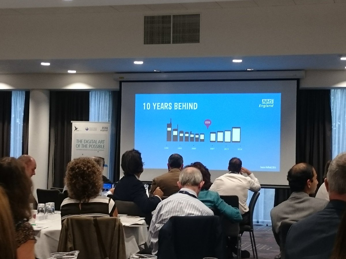 Health Innovation West of England (@healthinnowest) on Twitter photo The NHS on average is 10 years behind digitally says <a href="/debselsayedd/">Deborah El-Sayed</a>. How did this happen? How do we now bridge the gap? #DigitalRoadmaps The NHS on average is 10 years behind digitally says <a href="/debselsayedd/">Deborah El-Sayed</a>. How did this happen? How do we now bridge the gap? #DigitalRoadmaps