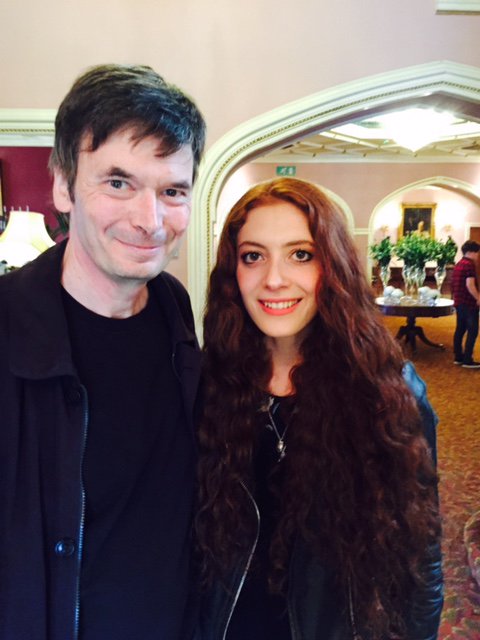 ScarlettSabet's tweet photo. Such a pleasure and an honour to share a stage with this literary heavyweight, the Ian Rankin @Beathhigh had so much fun #Belfast https://t.co/6GKhFcWG1J