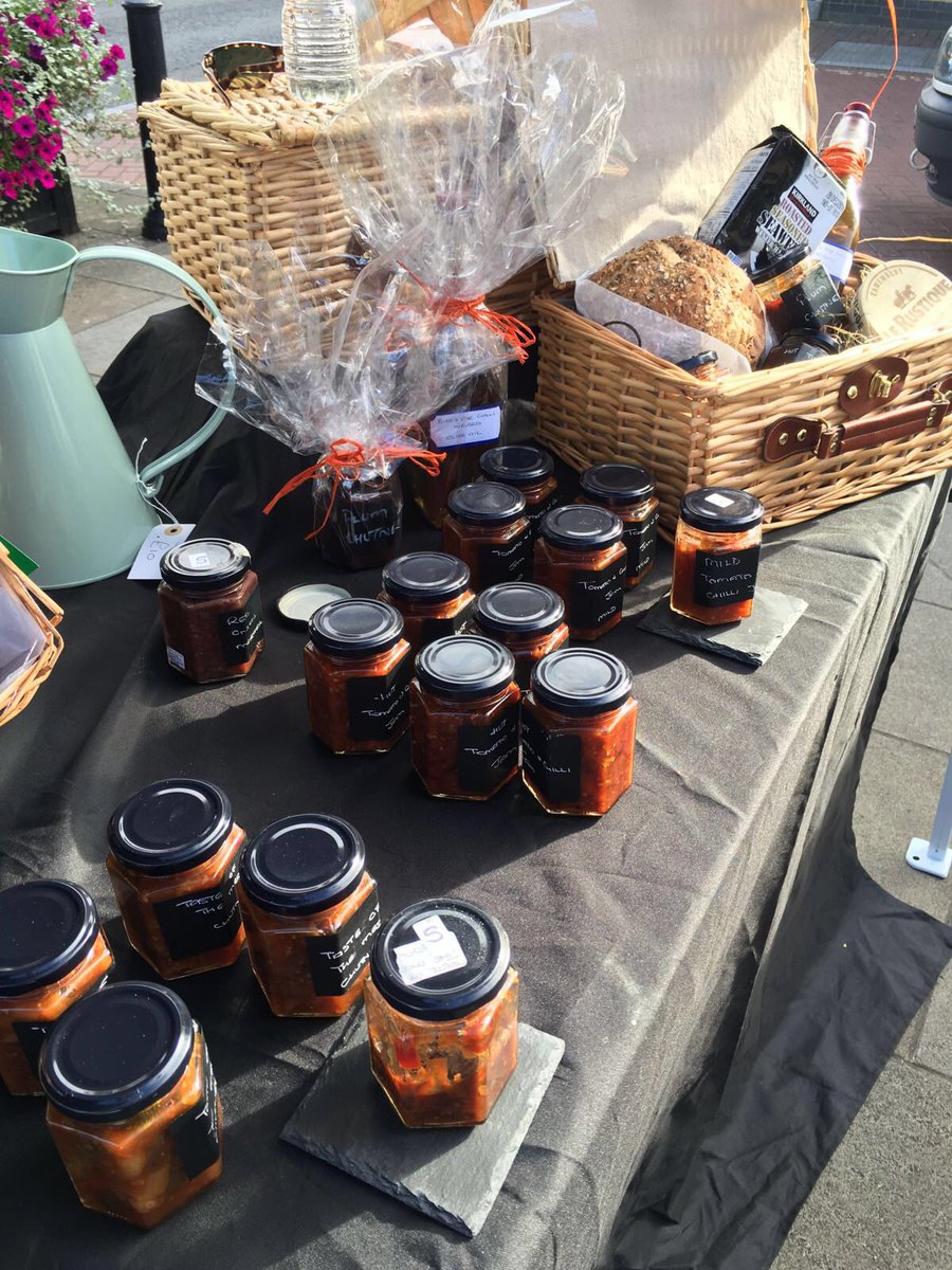 We have 5 stalls today at #EastGrinstead market on the high street until 2pm #ShopLocal