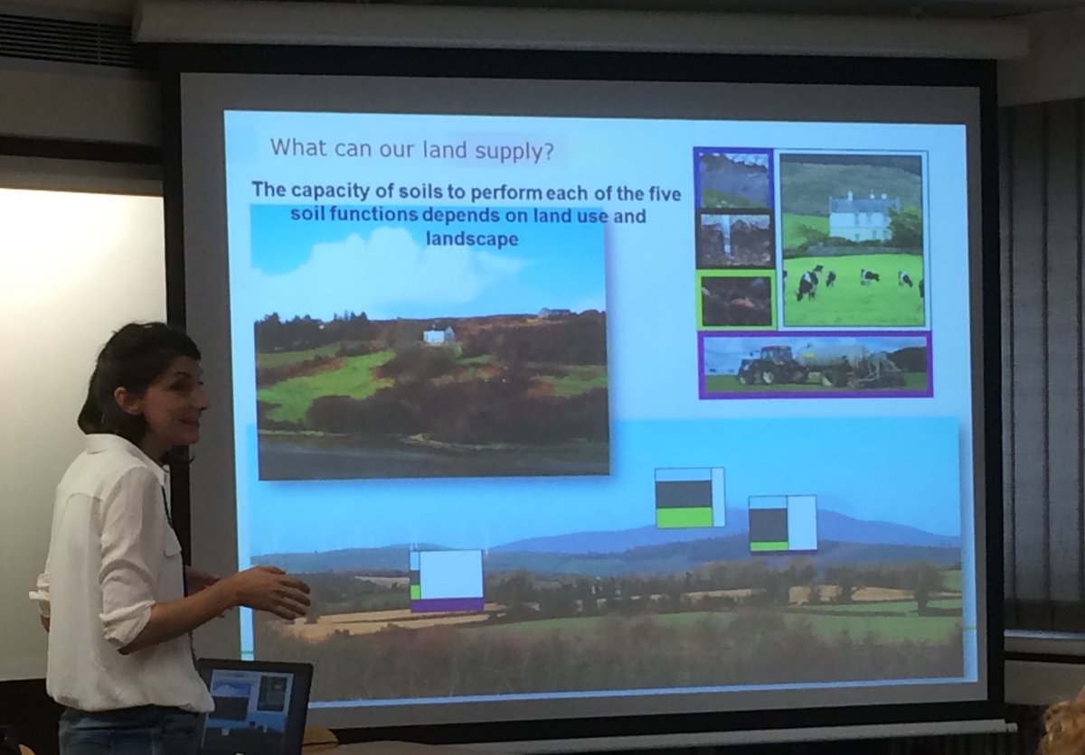 Landmark2020's tweet photo. Up north to Ireland on #soil structural &amp; functional quality by @SQUARE_Project Dr Bondi @TeagascEnviron #ESConfEU https://t.co/gYbLzibN3i