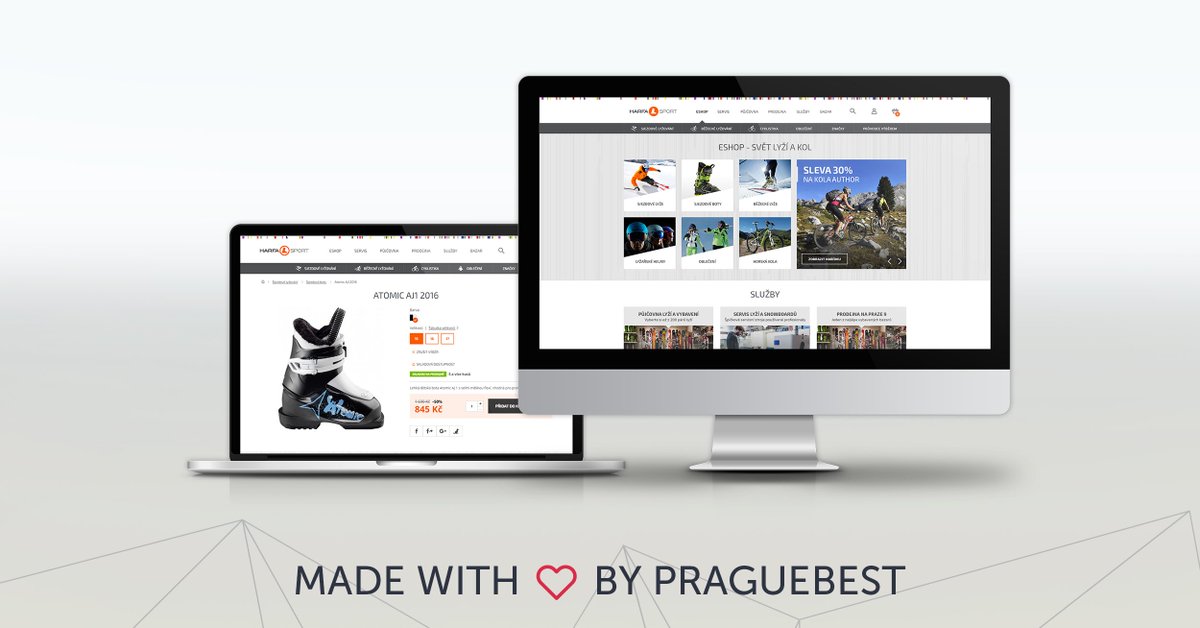 PragueBest's tweet photo. Nedávno jsme spustili eshop se sportovním zbožím pro Harfasport s napojením na WinShop. https://t.co/Cgqt3E2VG9 https://t.co/IeqbvrjpvM