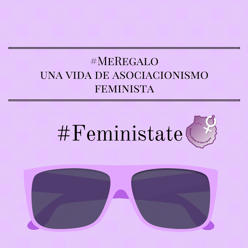 MujeresJovGC's tweet photo. #MeRegalo una vida de asociacionismo #Feminista
Ponte las gafas violeta,  #Feministate https://t.co/ZqoBiPniI4