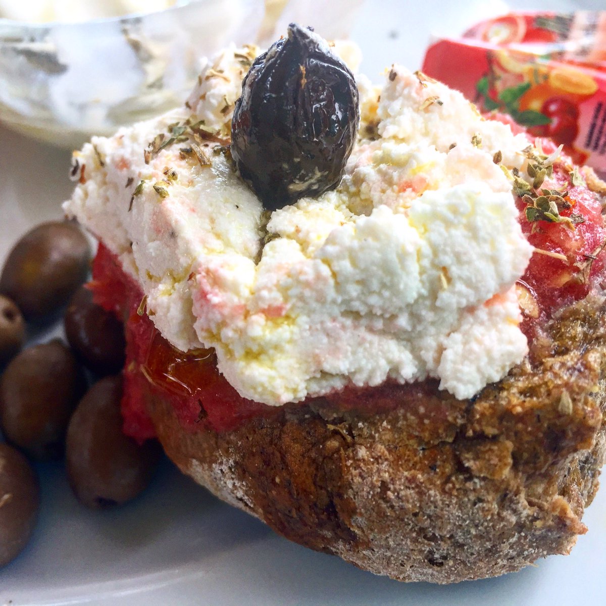 KouzounasKitche's tweet photo. Hi from Chania, Crete!!! 
#Cretan #Breakfast #Greece #Food #Chef 

Missing you all!! 💙💙 https://t.co/GpKV1oyhxO