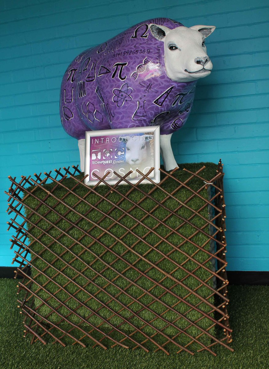 We thought Cosmo the TQG sheep could do with a bit of surrounding greenery as part of <a href="/WrexhamSheep/">The Wrexham Sheep</a> Trail