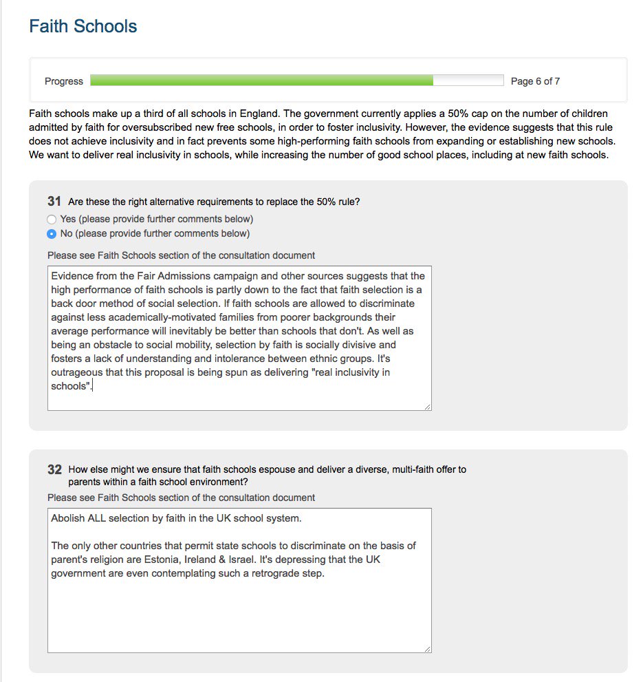 JonathanEmmett's tweet photo. I you object to the gov't's plans to further Balkanise our school system, voice your concerns in consultation here: https://t.co/xNTckkcnMv https://t.co/VZkFNFRy17
