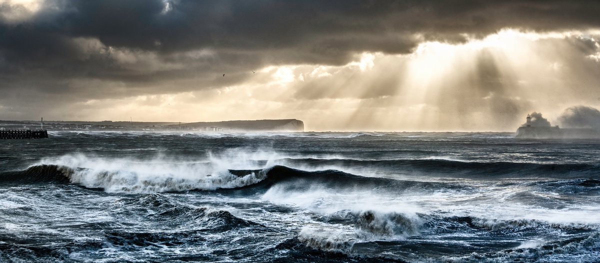 St Jude's #Storm #canon #dramatic #England #sea #wild #nature #uk #Landscape #lighthouse #newhaven #cliff #waves #gb