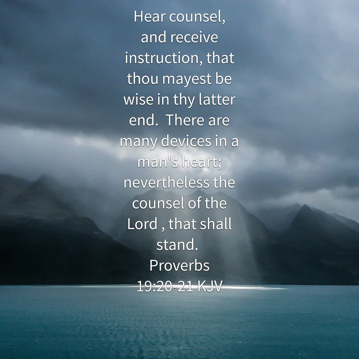 curtleeeightyt's tweet image. Hear counsel, and receive instruction, that thou mayest be wise in thy latter end.  There are many devi…
bible.com/1/pro.19.20-21…