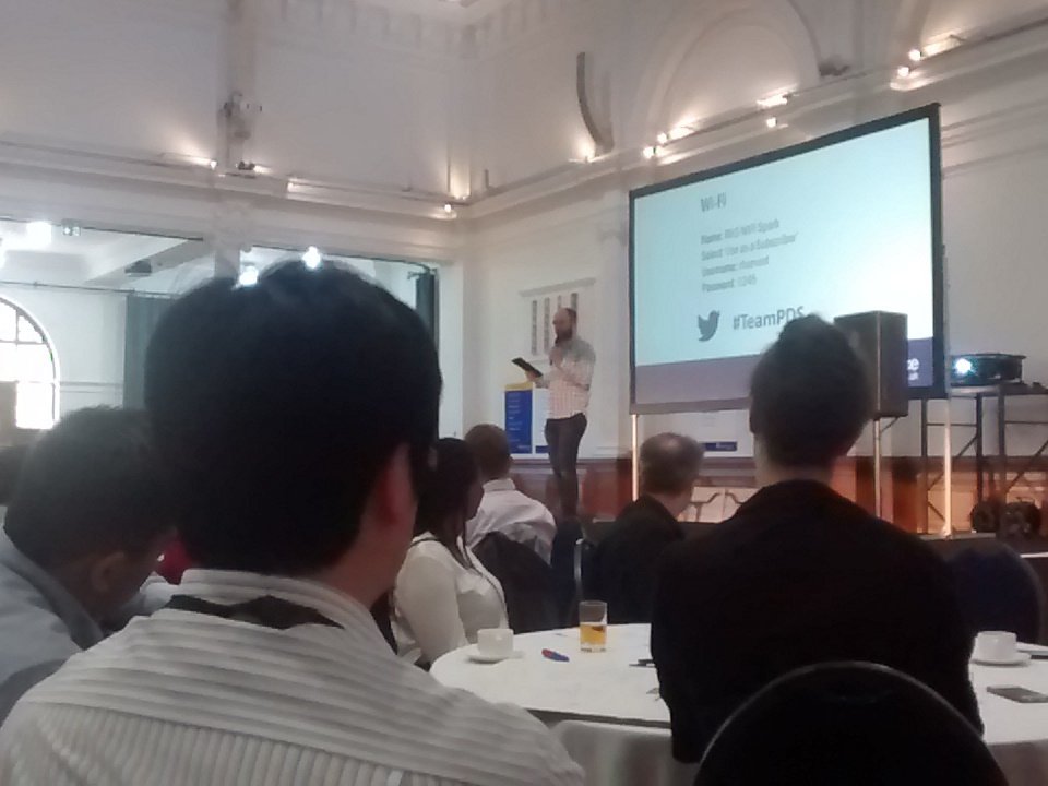 We're underway at the PDS away day, great video to start #TeamPDS